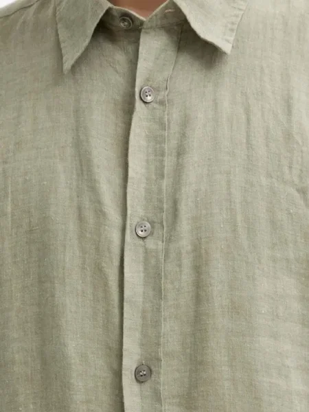 Ленена къс риза Tiger Of Sweden с тигров принт зелено