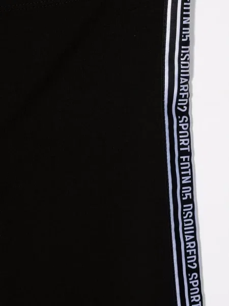 Legginsy dziecięce Dsquared2 czarne