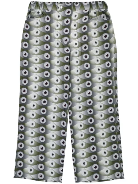 Pantaloni Gmbh cu imagine verde