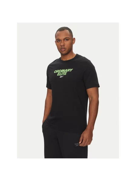 Reebok Marškinėliai Regular Fit juoda