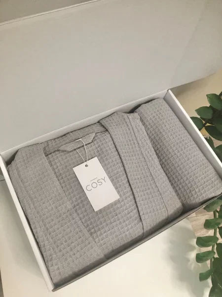 Cosy Подарунковий Набір Халат сірий