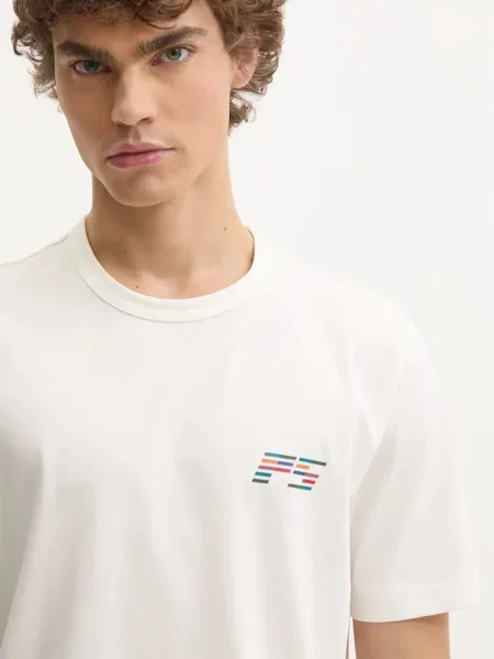 Tričko PS Paul Smith s potiskem béžová