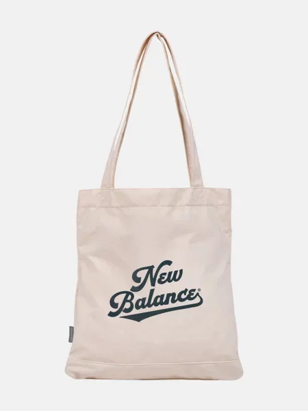 Сумка шоппер New Balance бежевая