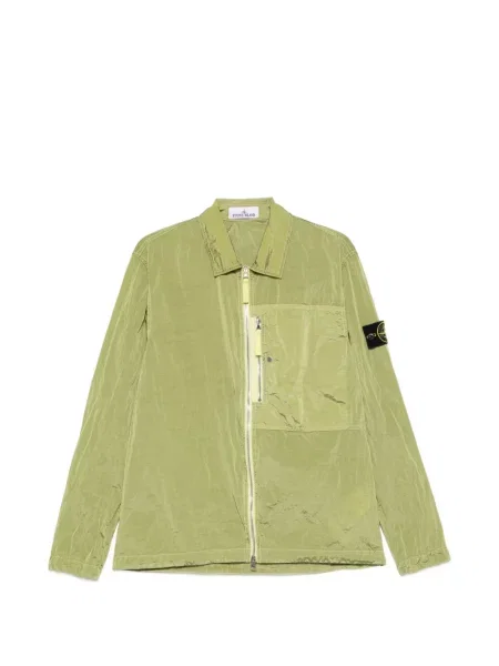 Риза Stone Island камъни зелено