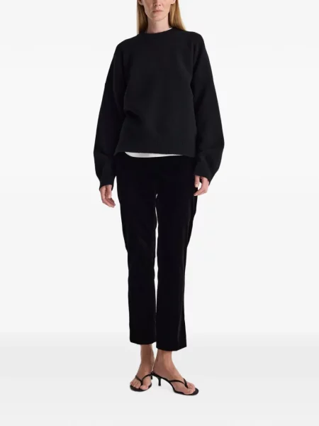 Pantaloni Róhe de catifea negru