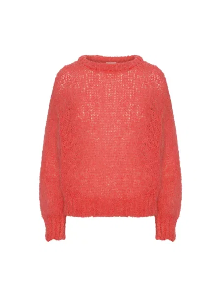 Sweter American Dreams wełniany czerwony