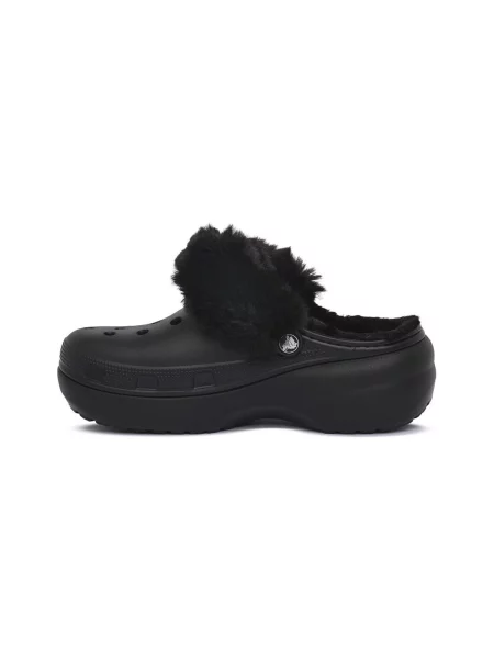 Platform talpú klasszikus félcipő Crocs fekete