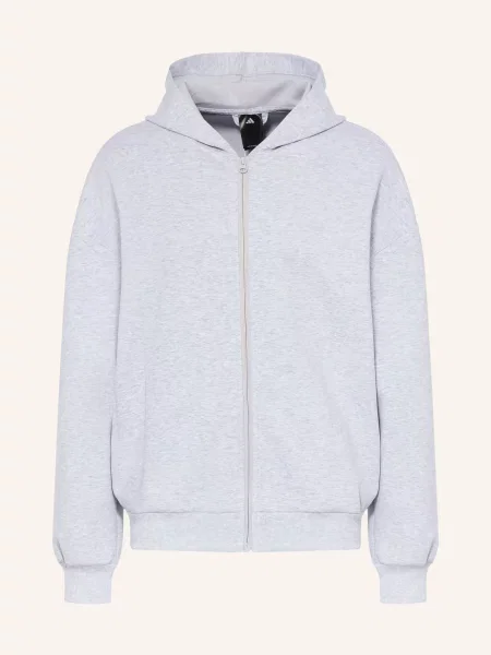 Adidas Mikina Soft Lux světle šedá