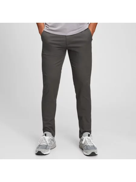 Skinny chinos Gap bez kostic černé