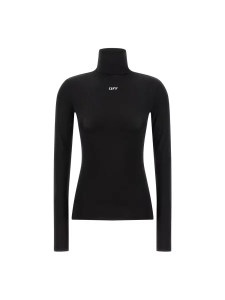 Sweter Off-white z nadrukiem biały