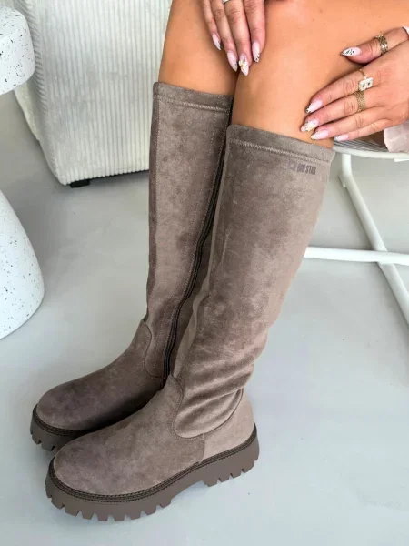 Čižmy Big Star Shoes na platforme hnedá