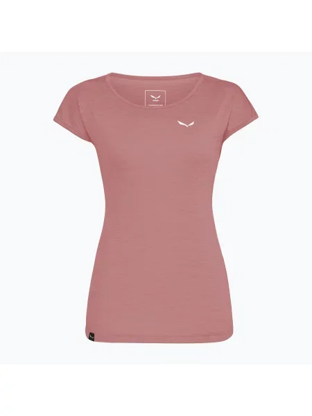 Tricou pentru femei Salewa Puez Melange Dry desert pink melange roz