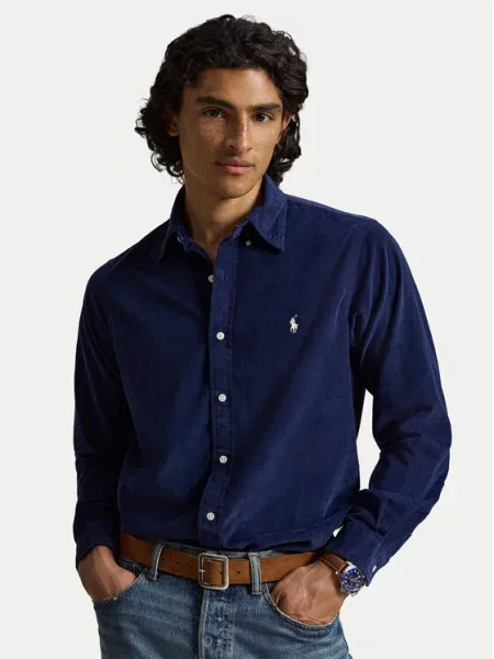 Polo Ralph Lauren Ing Sötétkék Custom Fit