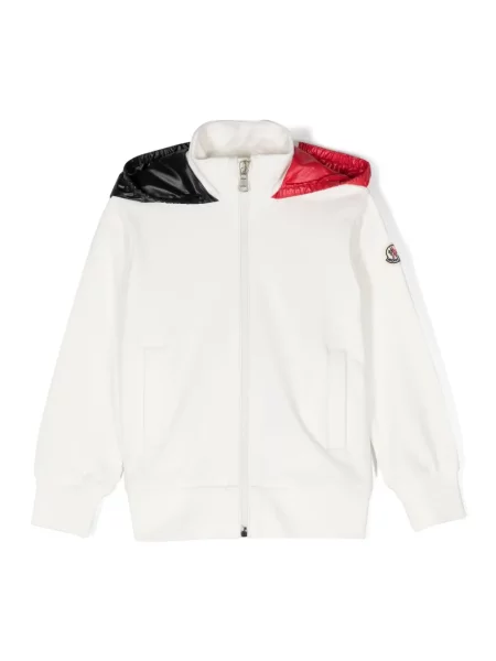 Bluza z kapturem dziecięca Moncler Enfant żółta