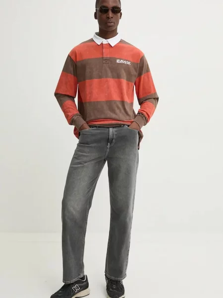 Лонгслив Karl Kani оранжевый