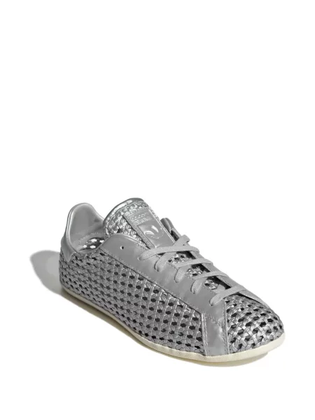 Бягане маратонки Adidas Stan Smith с волани черно