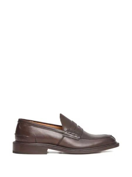 Pantofi loafer Tricker's din piele maro