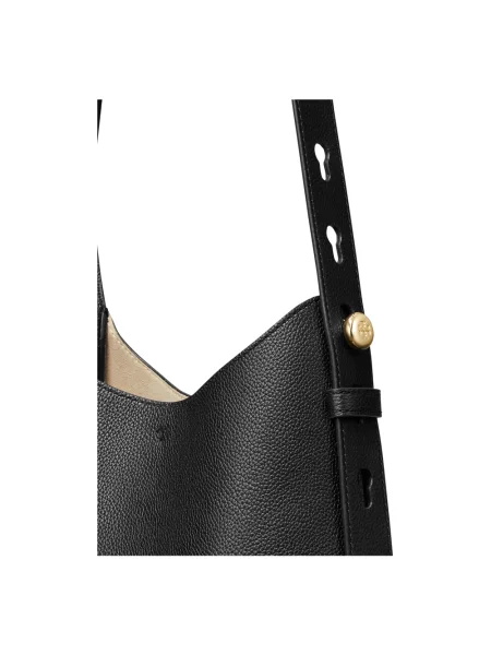 Torebka hobo Tory Burch skórzana czarna