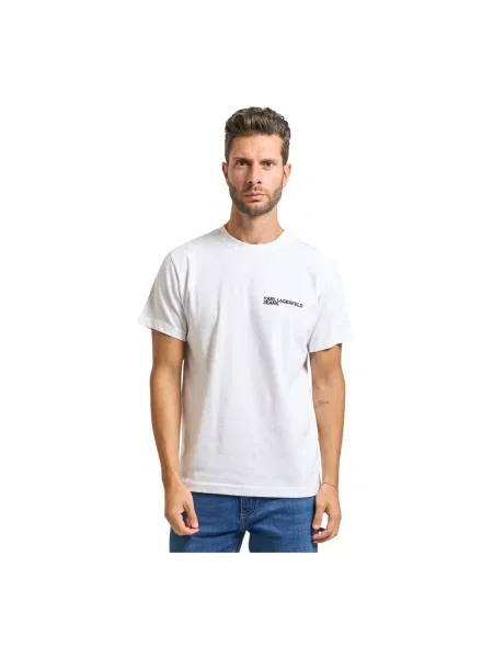 T-shirt Karl Lagerfeld Jeans Slim Ss Tee White S biała
