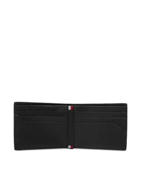Tommy Hilfiger Pénztárca Th Business Saffi Mini Cc Wallet fekete