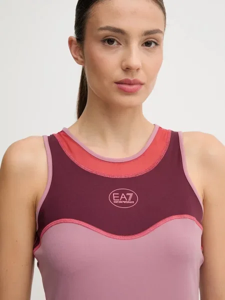 Спортивный топ Ea7 Emporio Armani розовый