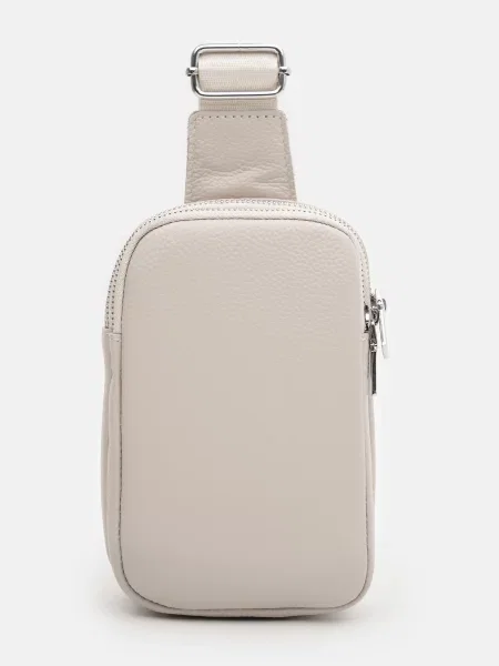 Кожаный повседневный рюкзак Borsa Leather белый