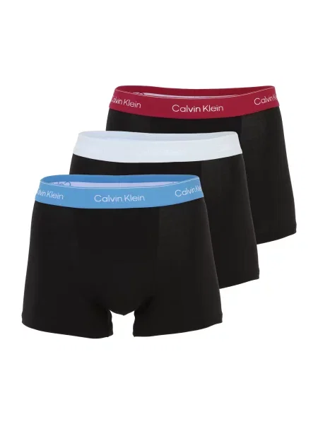 Calvin Klein Underwear Boxeri azuriu / albastru deschis / roșu vin negru