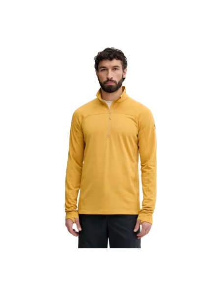 Fjallraven bluza sportowa Abisko Lite żółta