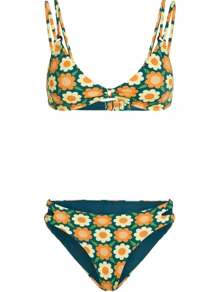 O'NEILL Bikini svetlo / temno zelena / oranžna rumena
