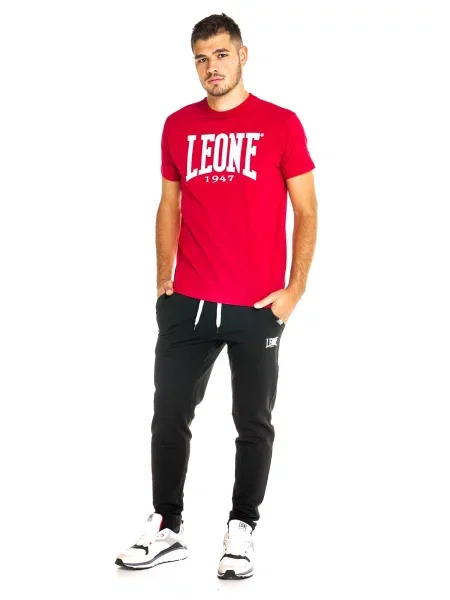 Leone Apparel koszulka z krótkim rękawem czerwona