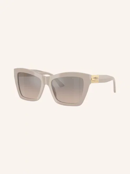 Okulary przeciwsłoneczne Jimmy Choo brązowe