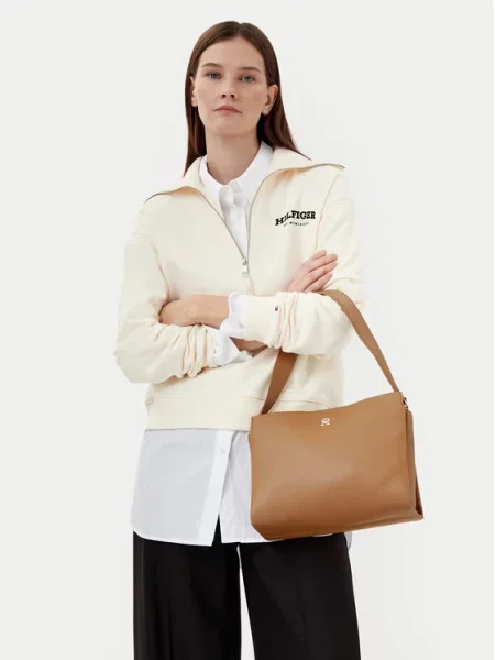 Torebka Tommy Hilfiger brązowa