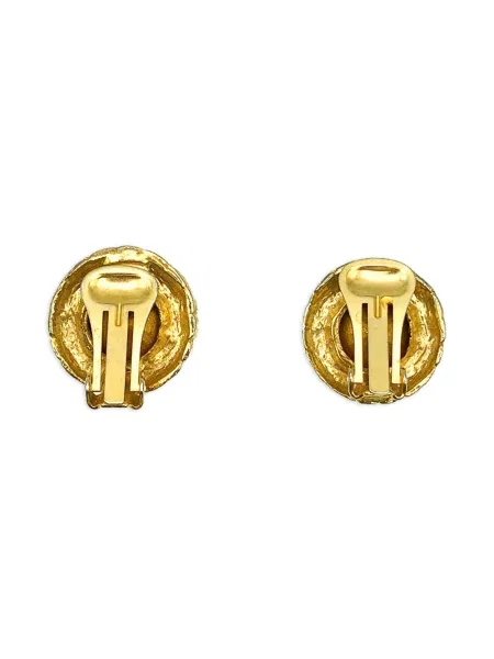 Обеци Jennifer Gibson Jewellery с кристали златисто