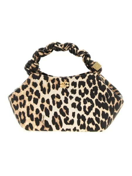 Torebka crossbody Ganni brązowa