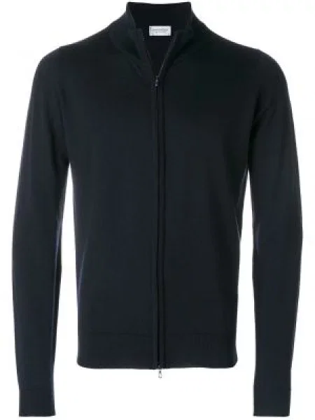 Cardigan John Smedley albastru