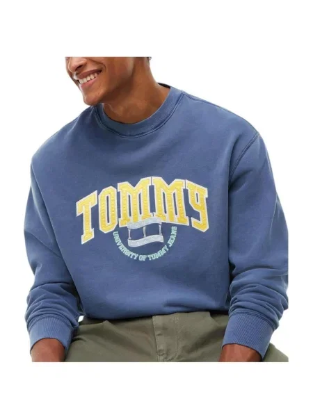 Mikina Tommy Hilfiger modrá