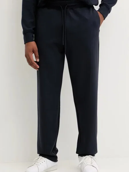 Donji dio trenirke Emporio Armani bez uzorka plava