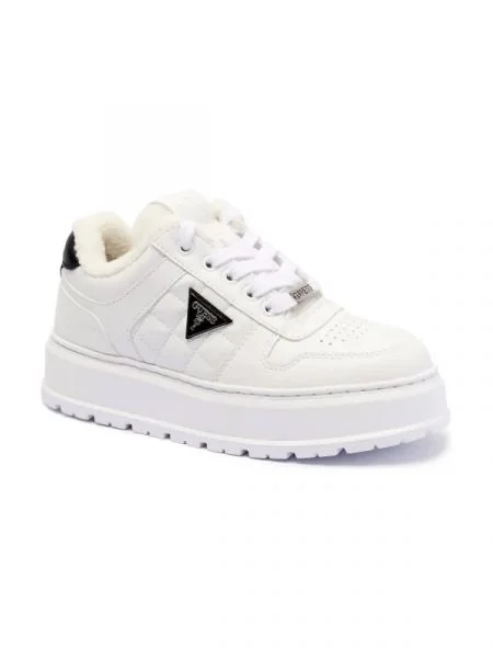 Guess Căptușite sneakers alb