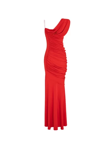 Rochie maxi V:pm Atelier cu volane roșu