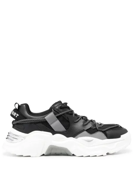 Sneakerși Plein Sport cu șireturi din dantelă negru