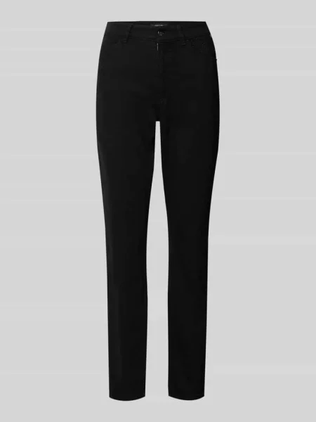 Marc Cain Jeansy Skinny Silea Z Kamyczkami Ozdobnymi schwarz czarne