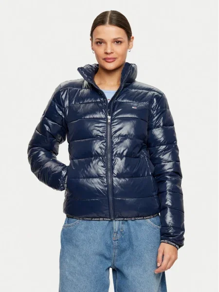 Tommy Jeans Geacă de iarnă Essential Bleumarin albastru