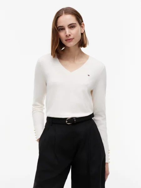 TOMMY HILFIGER Pulover fildeş