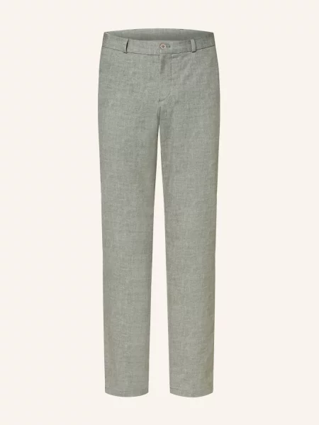 Paul Spodnie Garniturowe Z Dżerseju Slim Fit gruen zielone