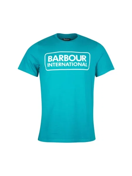 Koszulka Barbour z logo zielona