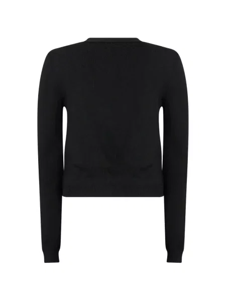 Kardigan Moschino s výstřihem do v černý