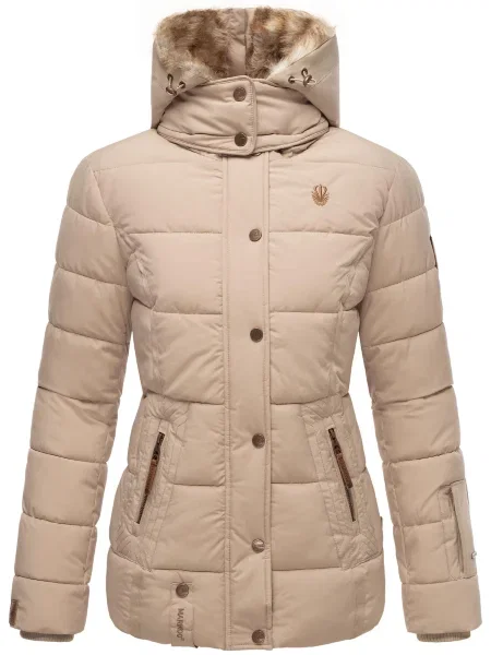 MARIKOO Zimska jakna Nekoo rjava / temno siva