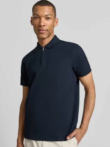 Koszulka polo o kroju regular fit z fakturowanym wzorem Mcneal