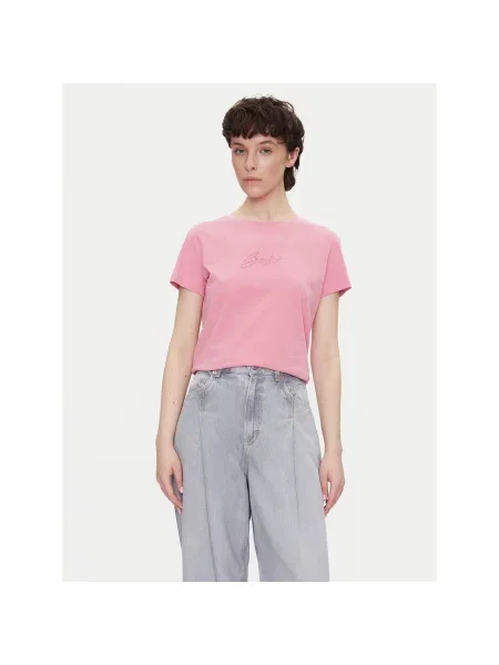 BOSS Majica Regular Fit roza