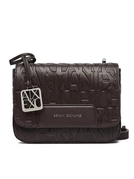 Armani Exchange torebka crossbody brązowa